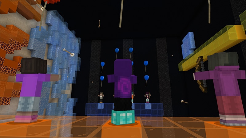 Players in a bright arcade room inside the Good Game world